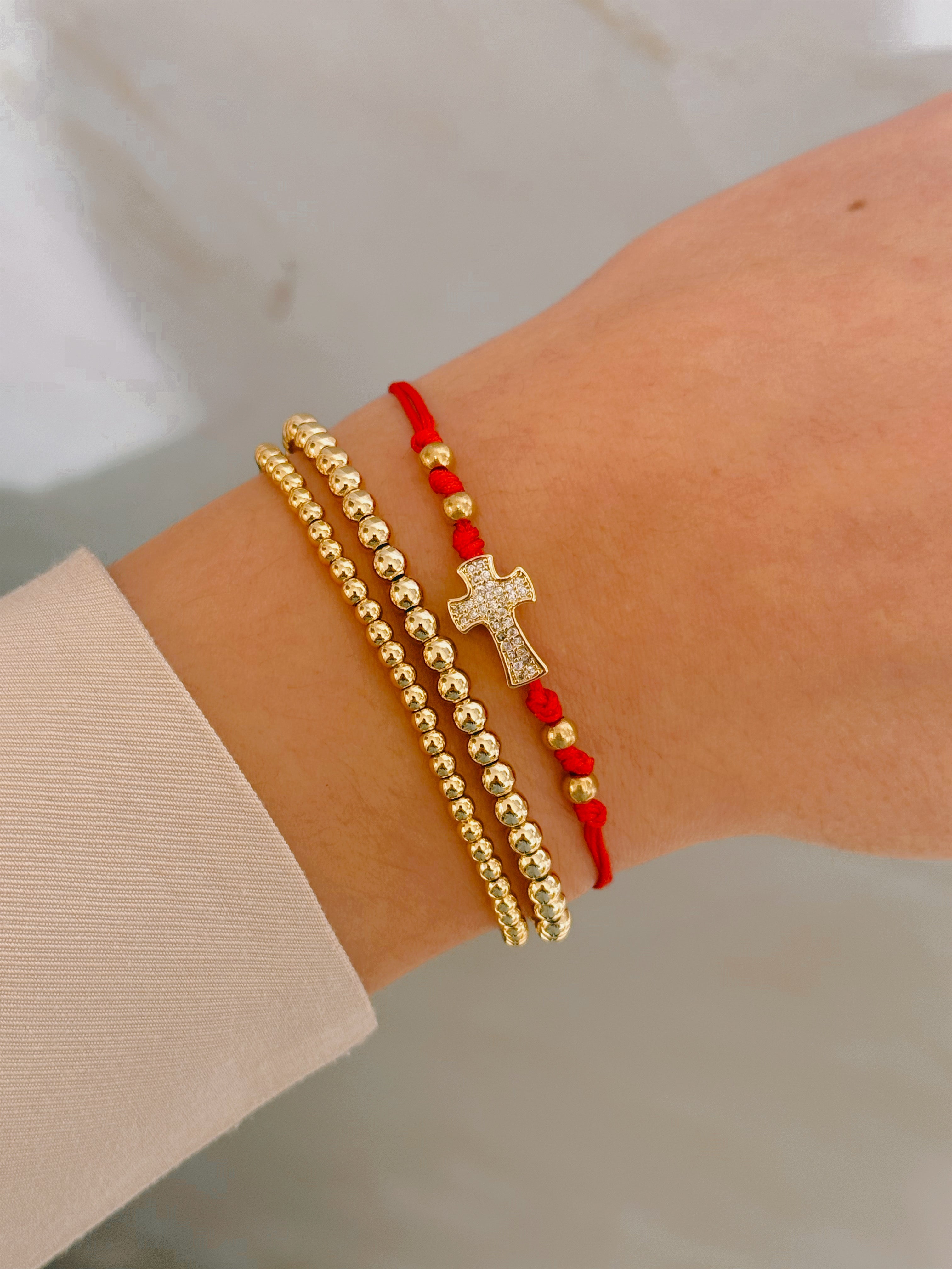 PULSERA CRUZ BRILLANTE