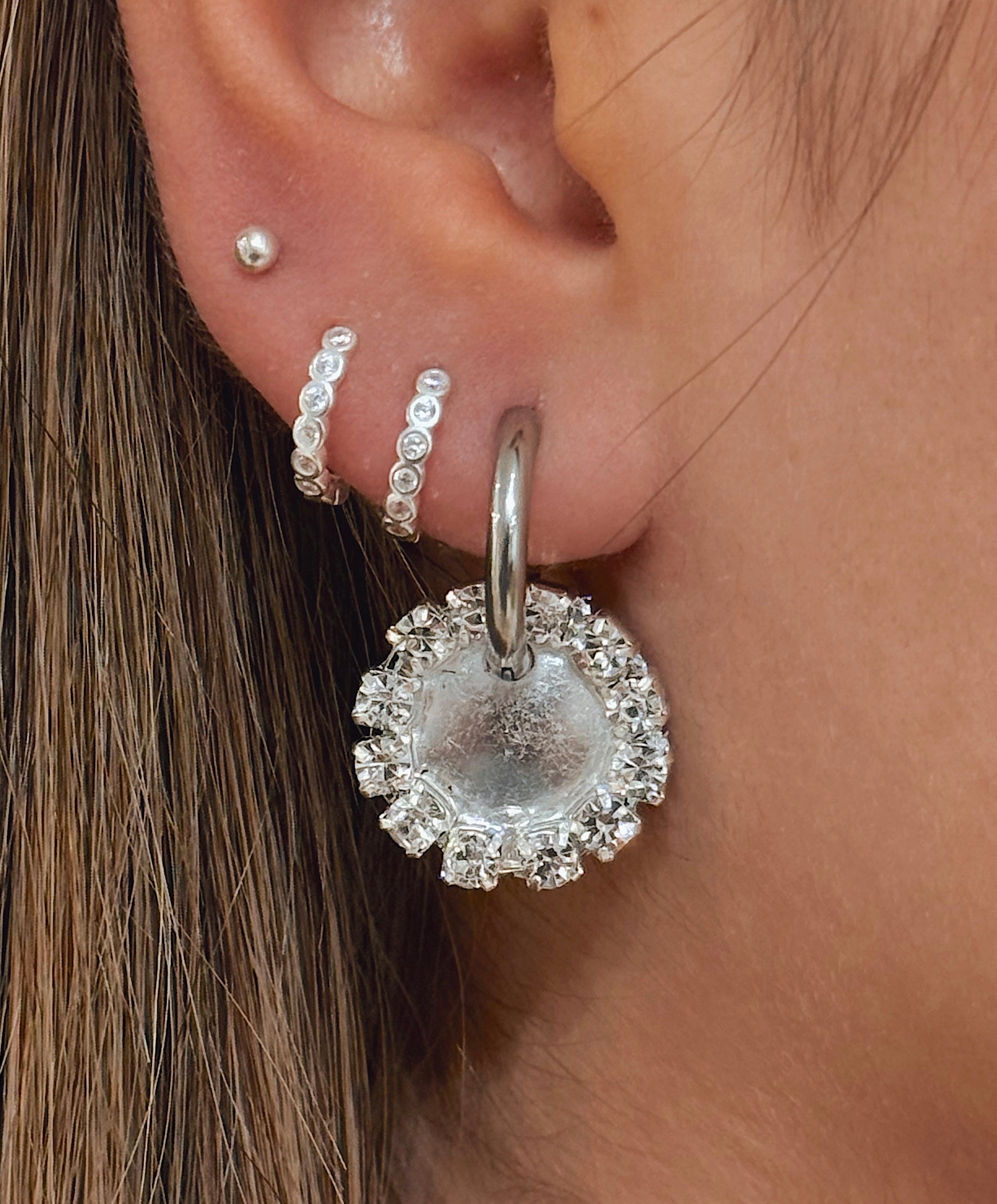 AROS BRILLI - Plateado