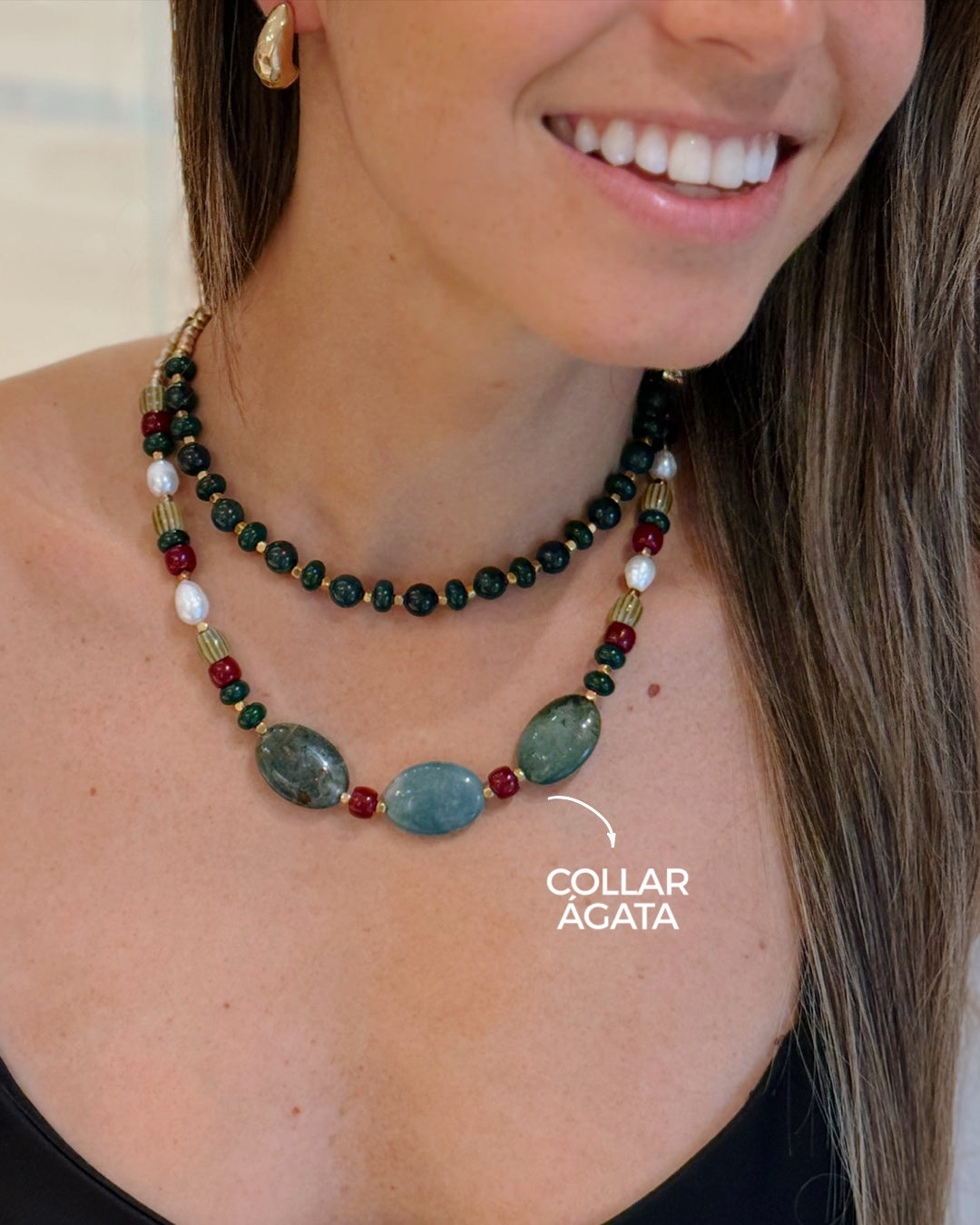 COLLAR AGATA