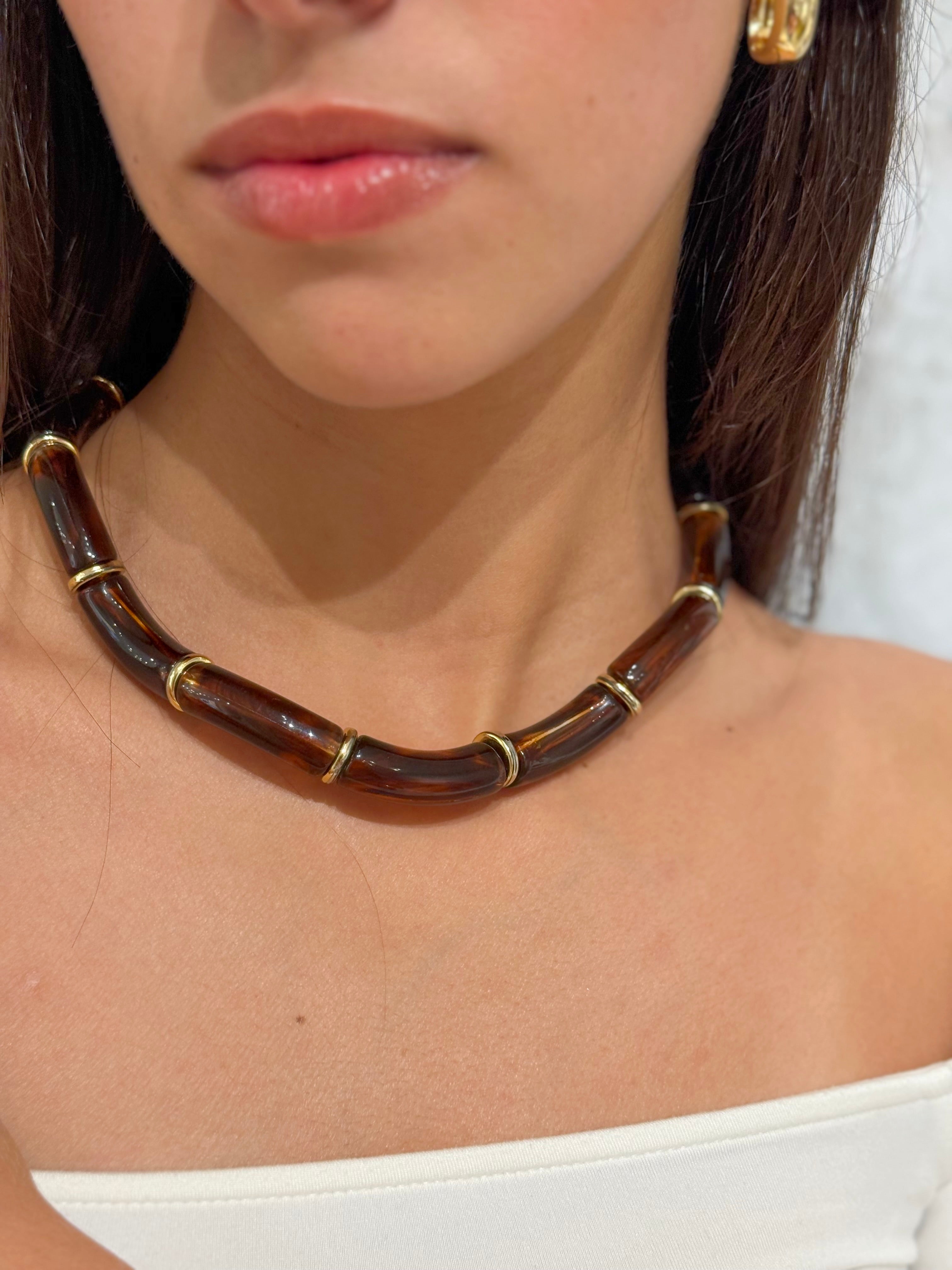 COLLAR SIA MARRON