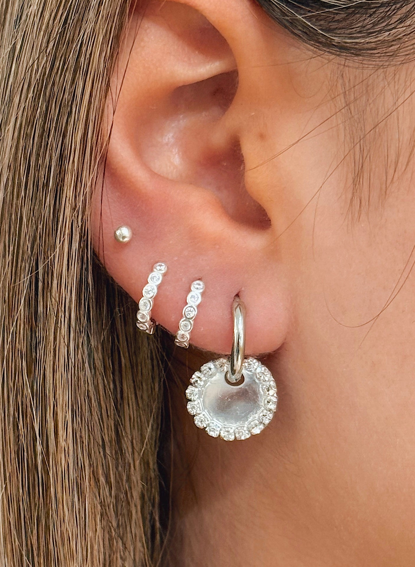 AROS BRILLI SMALL - Plateado