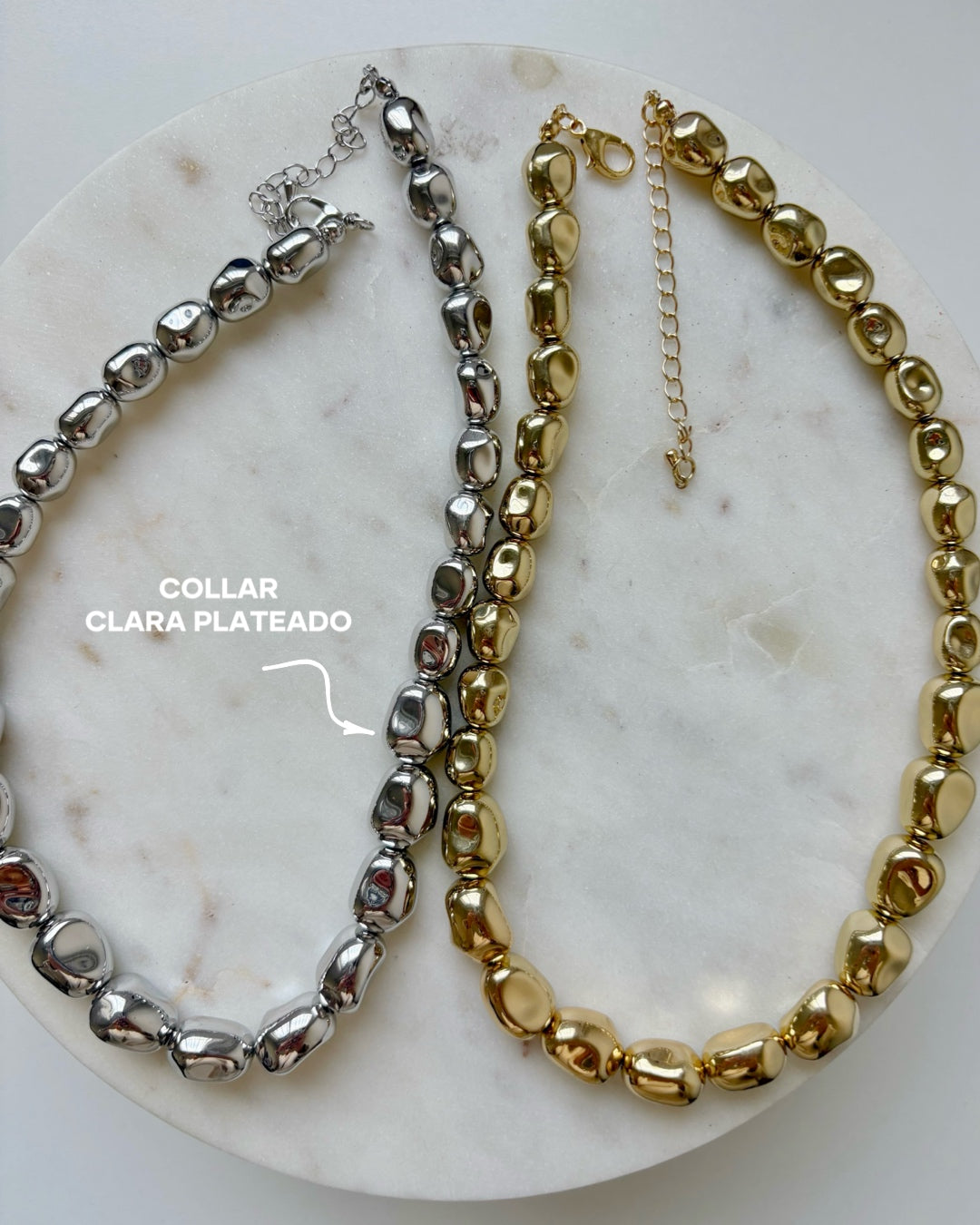 Collar Clara Plateado