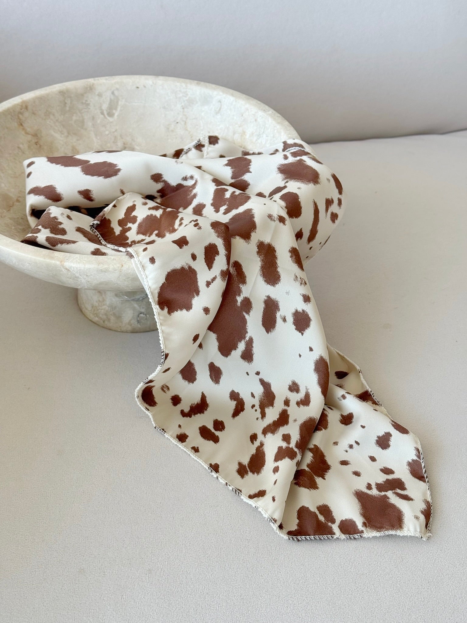 Pañuelo Small Cow Marron