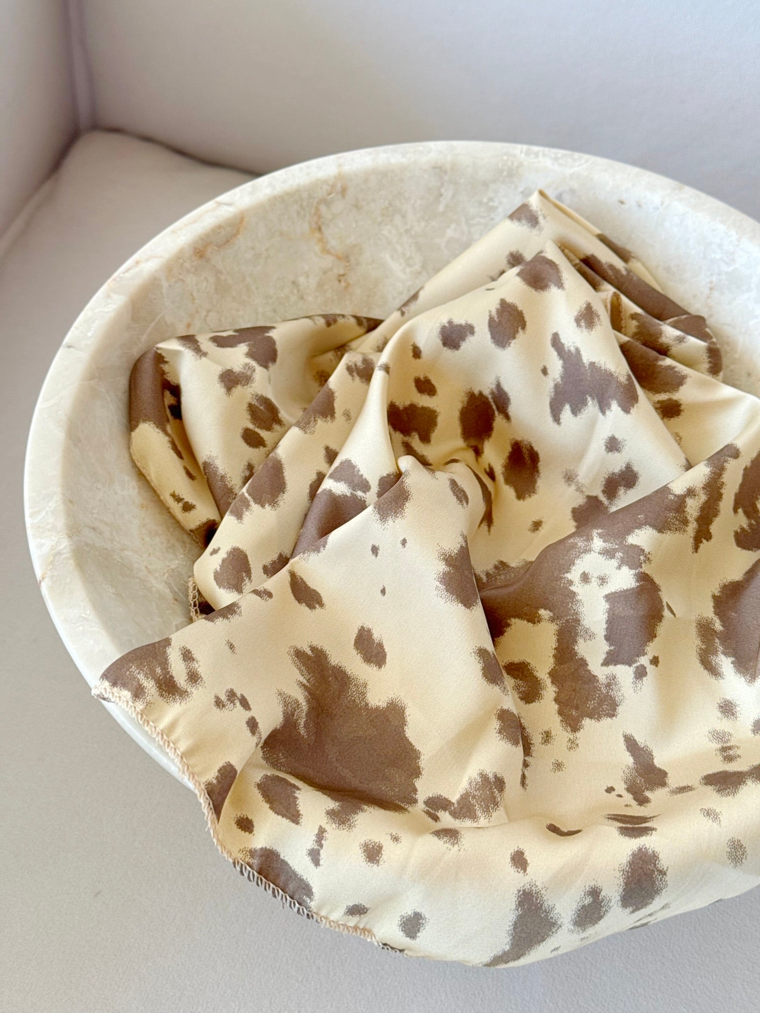 Pañuelo Small Cow Beige