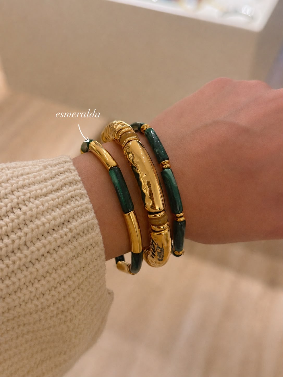 Pulsera Esmeralda