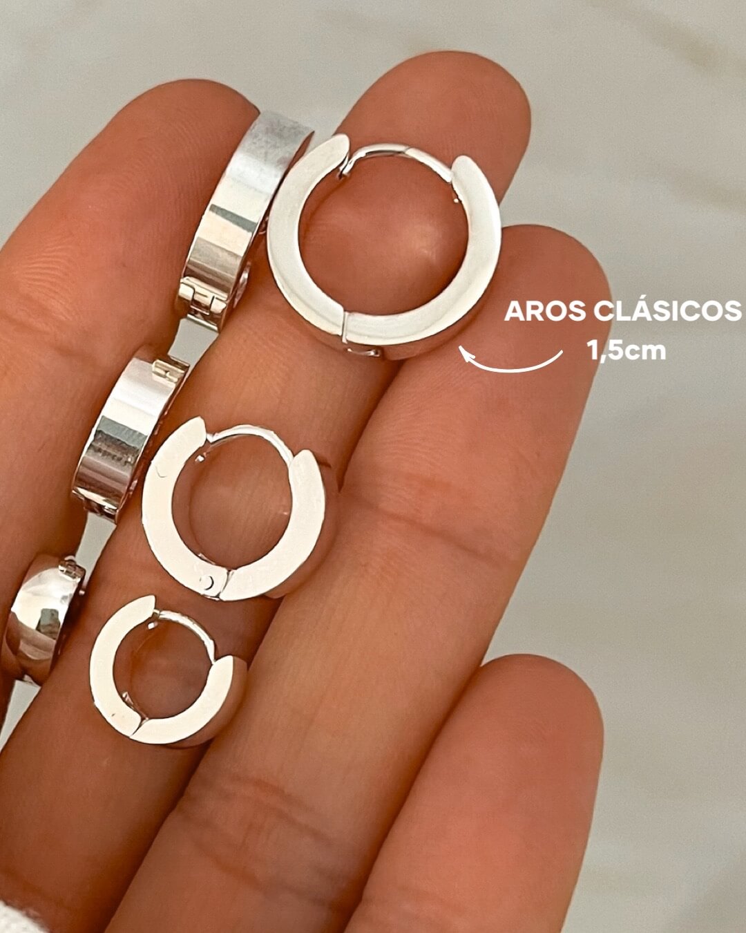 Aros Clásicos 1,5cm