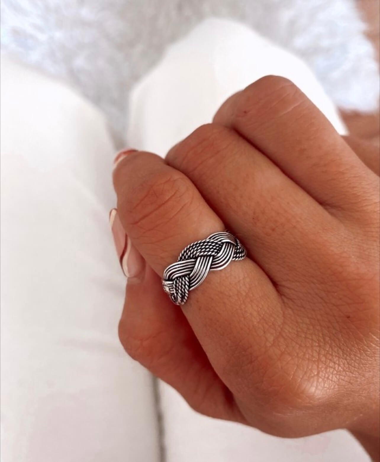 ANILLO TRENZADO XL