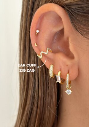 Ear Cuff Zig Zag